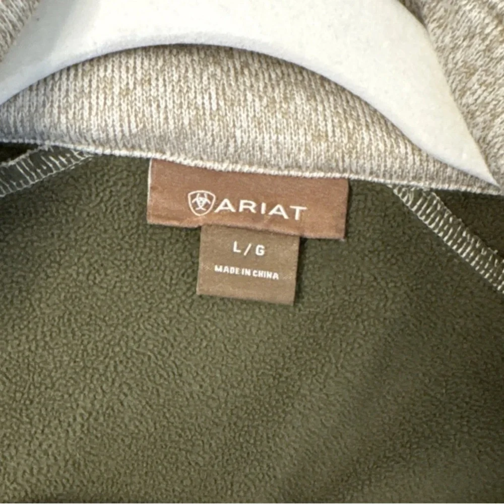 Ariat Regency Womens Full Zip Fleece Jacket Asymmetrical Zip L - Picture 3 of 3